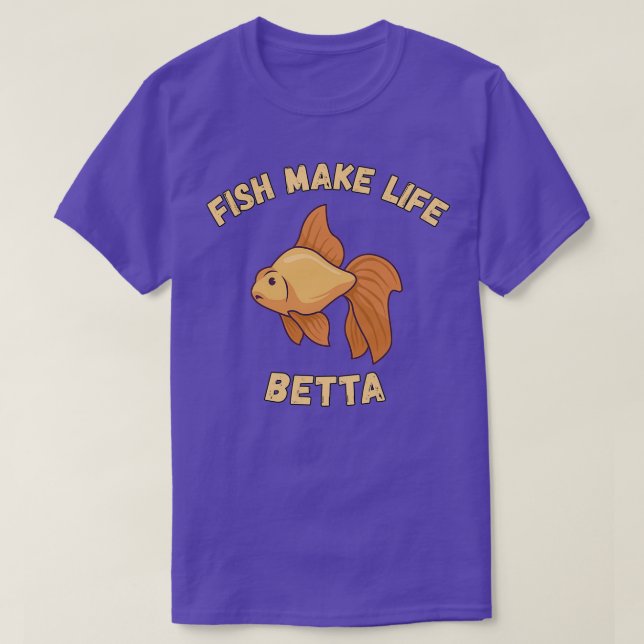 Camiseta Acuario de peces Betta para amantes del acuario (Diseño del anverso)