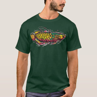 Camiseta Acuario de peces coloridos