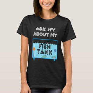 Camiseta Acuario de Peces de Agua Salada Nerd Hombres Mujer