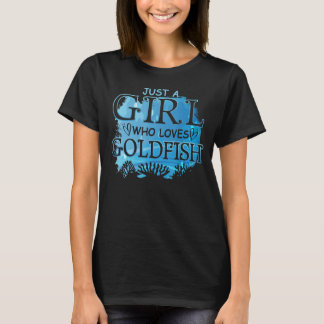 Camiseta acuario de peces mujeres un chica a quien le encan