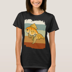 Camiseta Acuario de pez dorado lindo artesanal