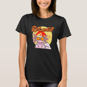 Camiseta Acuario de playa de ajolote durmiendo Adorable ajo