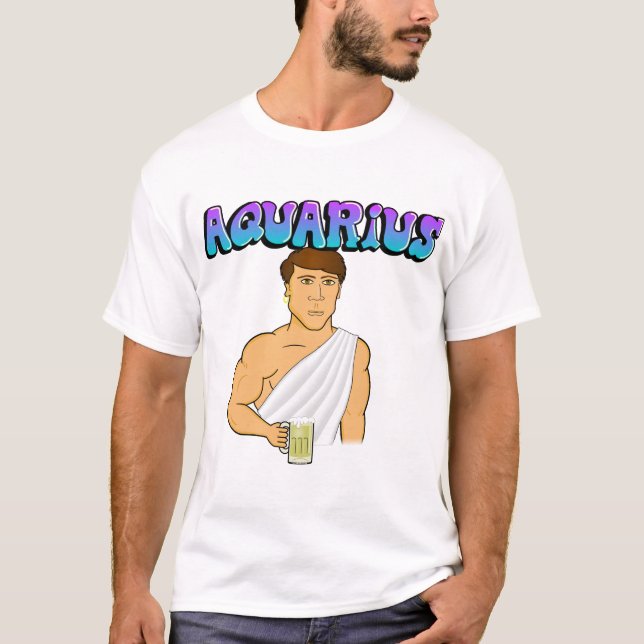 Camiseta ACUARIO el portador del agua (Anverso)