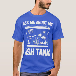 Camiseta Acuario Funny Saltwater Fish Tank Nerds Men Mujere