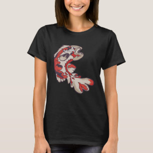 Camiseta Acuario japonés Koi Fish Acuario Koi Carp Rojo