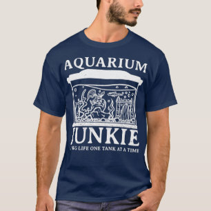 Camiseta Acuario Junkie Fish Keing Regalo Acuarista