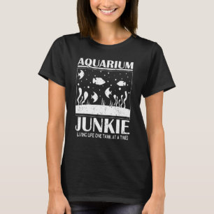 Camiseta Acuario Junkie Pescado Conservador Acuario