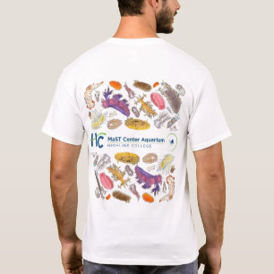 Camiseta Acuario MaST Centre Nudibranchs (blanco)