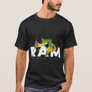 Camiseta Acuario para criador de peces ram azul alemán