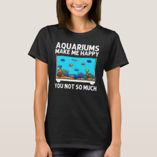Camiseta Acuario para hombres mujeres tanque de peces cuida
