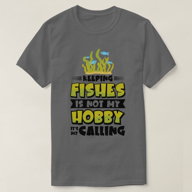 Camiseta Acuario Pesca Pesca Hobby Acuario Keeper 1 (Diseño del anverso)