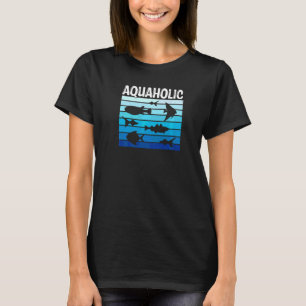 Camiseta Acuario Pescador Hombres Mujeres Tanque de pescado