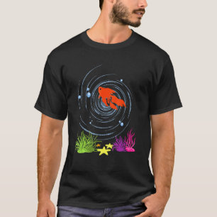 Camiseta Acuario Propietario de peces dorados Glass Aquaris