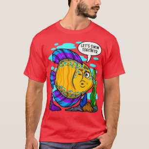 Camiseta Acuario Regalo Acuario Pescado Amante