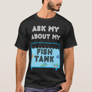 Camiseta Acuario Saltwater Fish Tank Nerds Hombres Mujeres 