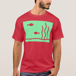 Camiseta Acuario Verde Simple