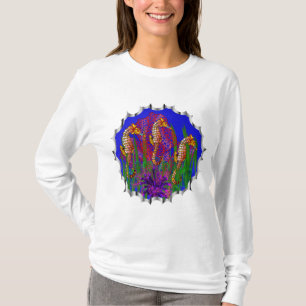 Camiseta Acuario y arrecife de coral personales del caballo