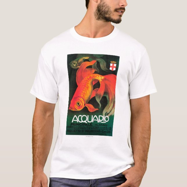 Camiseta Acuario y poster promocional del parque municipal (Anverso)