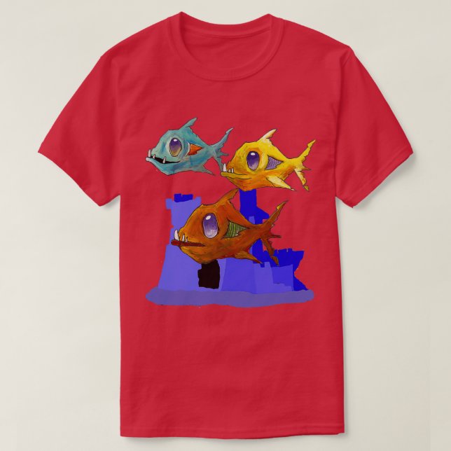 Camiseta Acuario Zombie 1 (Diseño del anverso)