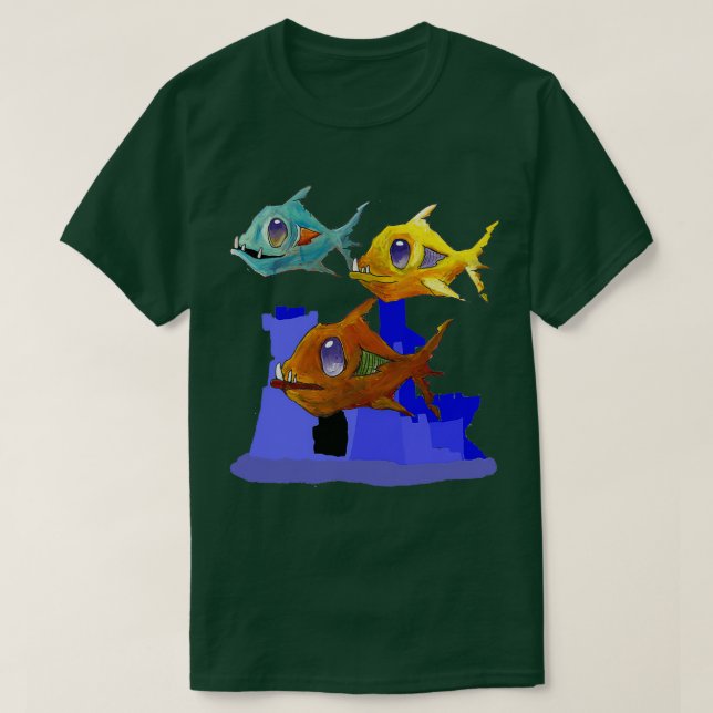 Camiseta Acuario Zombie 2 (Diseño del anverso)