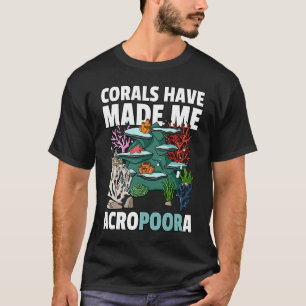 Camiseta Acuarios de arrecifes de coral para un acuarista