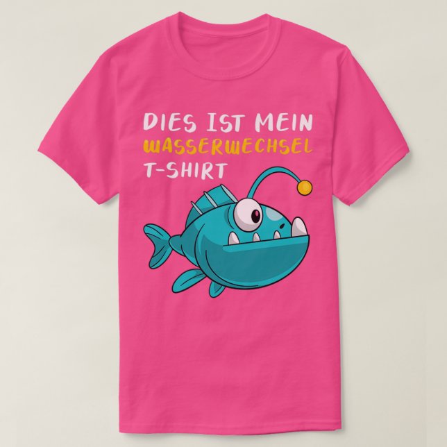 Camiseta Acuarios de cambio de agua acuario 3 (Diseño del anverso)