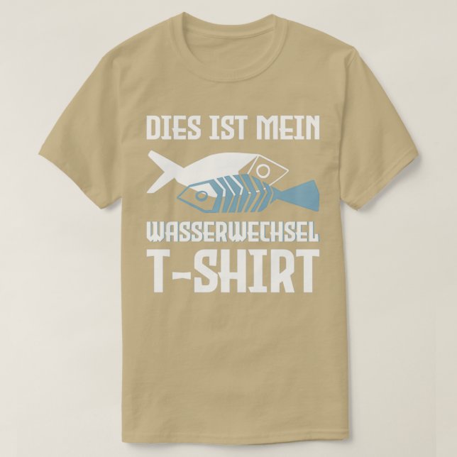 Camiseta Acuarios de cambio de agua de acuario 1 (Diseño del anverso)