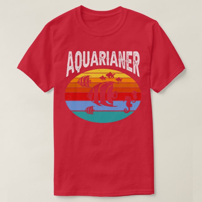 Camiseta Acuarist Gift Aquarium Fish Tank (Diseño del anverso)