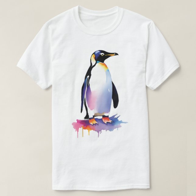 Camiseta acuática pingüina (Diseño del anverso)