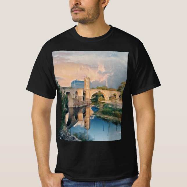 Camiseta Acueducto francés - Pont du Gard (Anverso)
