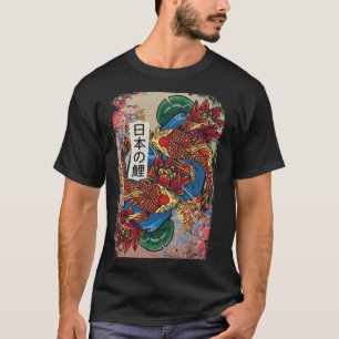 Camiseta Acuicultura japonesa de productores de pescado de 