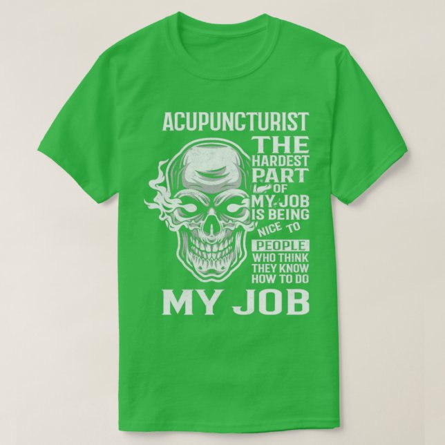 Camiseta Acupuntrista (Diseño del anverso)