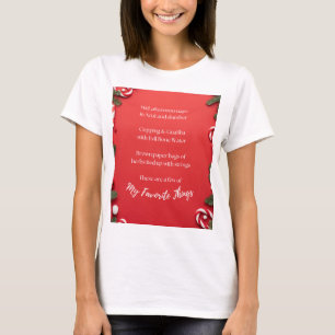 Camiseta Acupuntura de cosas favoritas
