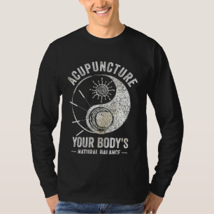Camiseta Acupuntura Equilibrio Natural del Cuerpo Acupuntur