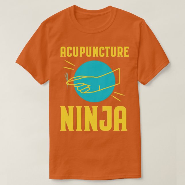 Camiseta Acupuntura Ninja (Diseño del anverso)