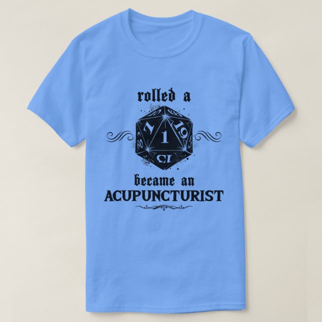 Camiseta Acupunturista Roll de mala suerte (Diseño del anverso)