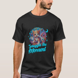 Camiseta Acurruca El Momento Cute Baby Pañal Gatito Acurruc