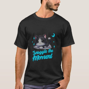 Camiseta Acurrucar El Momento Cute Baby Diaper Kitten Cuddl