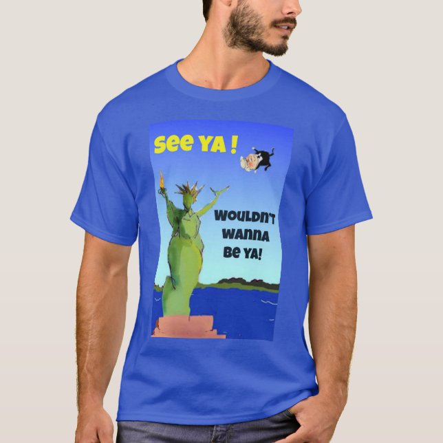 Camiseta Acusado contra Trump gracioso (Anverso)