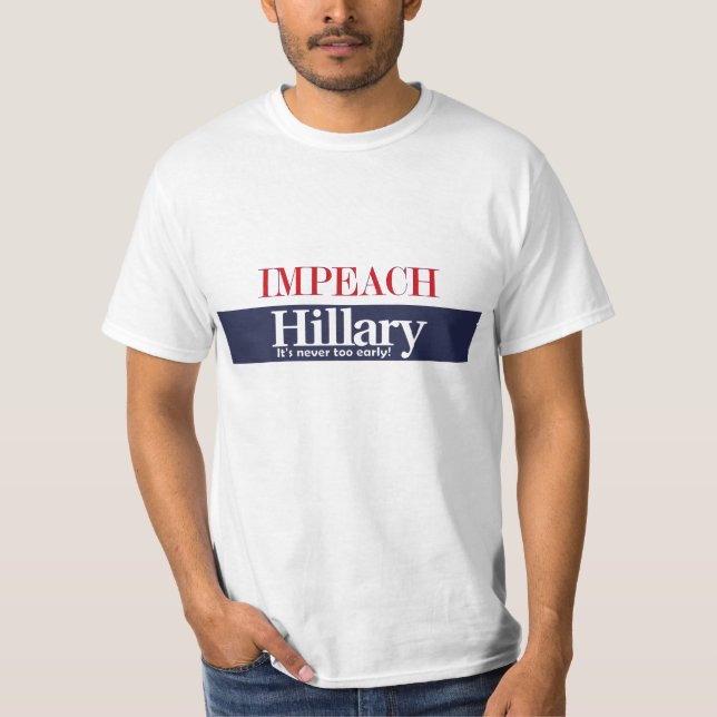 Camiseta Acuse a Hillary (Anverso)