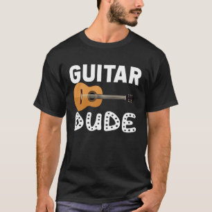 Camiseta Acústica guitarra Amigo jugador músico para niño