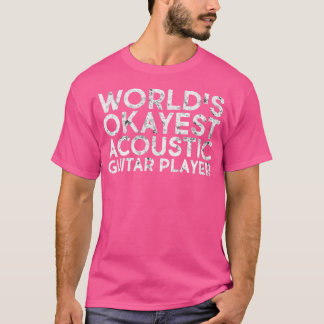 Camiseta Acústico Instrumento de guitarra acústica