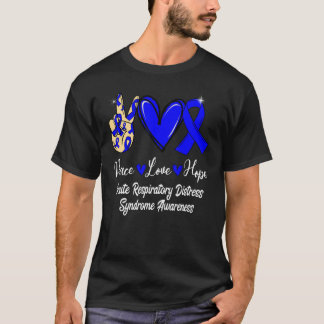 Camiseta Acute Respiratory Distress Syndrome Love Hope Blue
