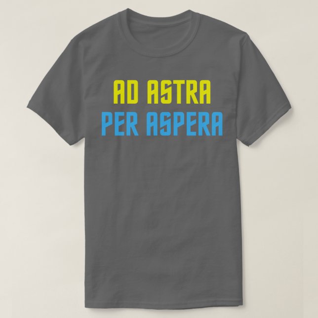 Camiseta Ad Astra Per Aspera (Diseño del anverso)
