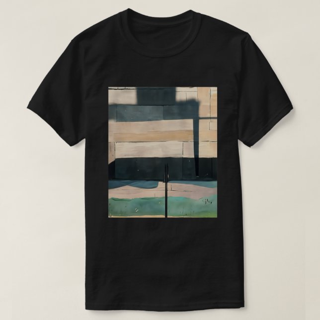 Camiseta Ad Reinhardt AI Stone Wall City Day Resumen Art G (Diseño del anverso)