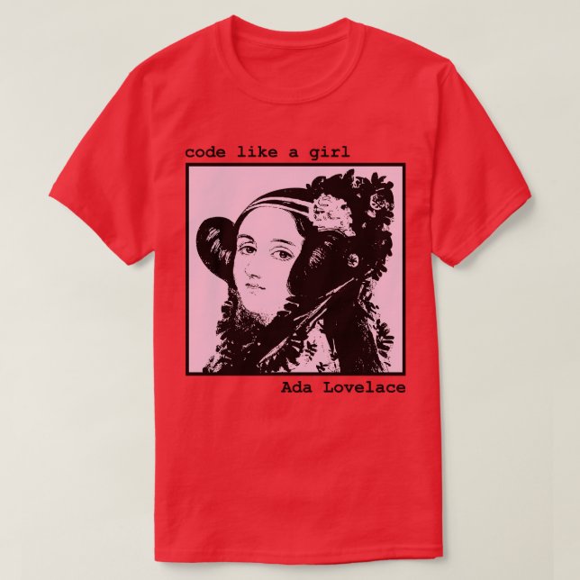 Camiseta Ada Lovelace y el motor analítico TShirt (Diseño del anverso)