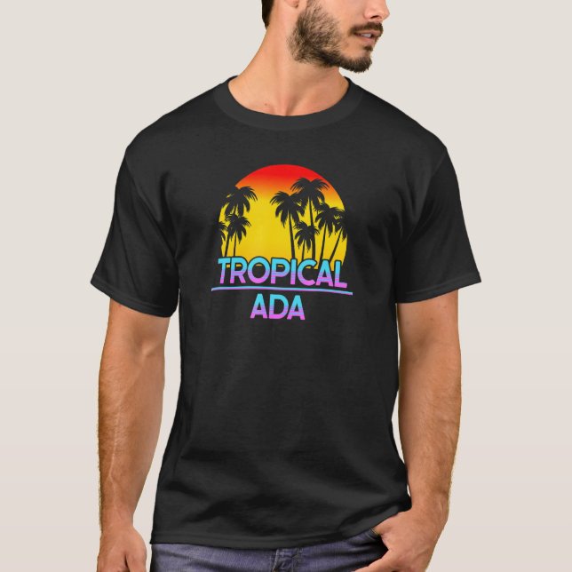 Camiseta Ada Michigan Funny Irónico Clima (Anverso)