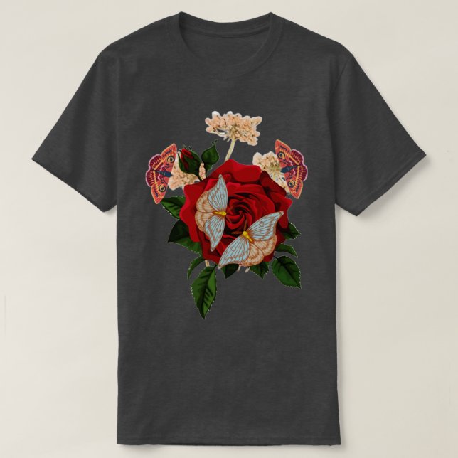 CAMISETA ADA SE MATA SOBRE LOS ROSAS (Diseño del anverso)