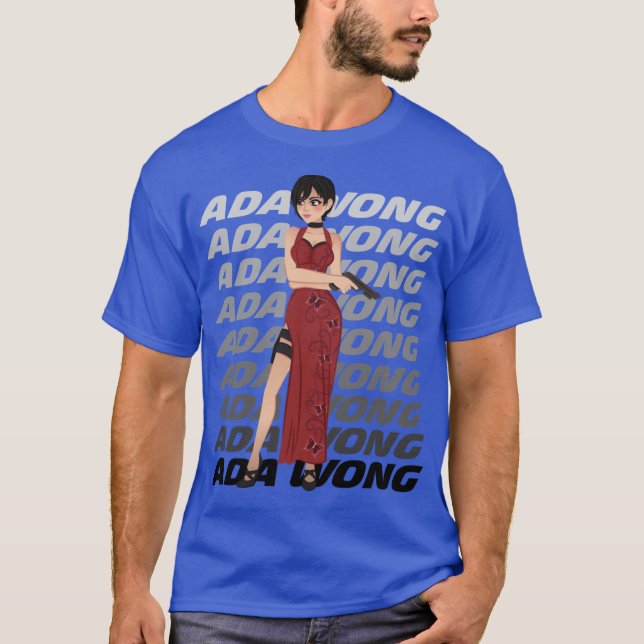 Camiseta ADA WONG RESIDENT EVIL chico (Anverso)