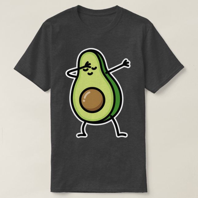 Camiseta Adagio de aguacate dabbing Classic TShirt (Diseño del anverso)